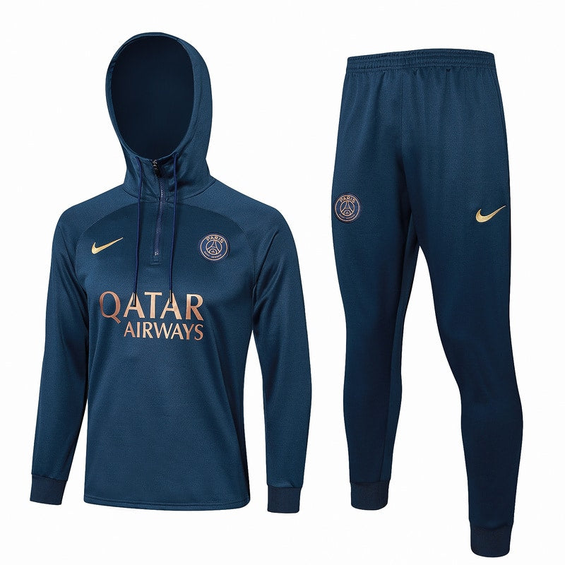 Conjunto PSG 2023/24 Azul - Capuz