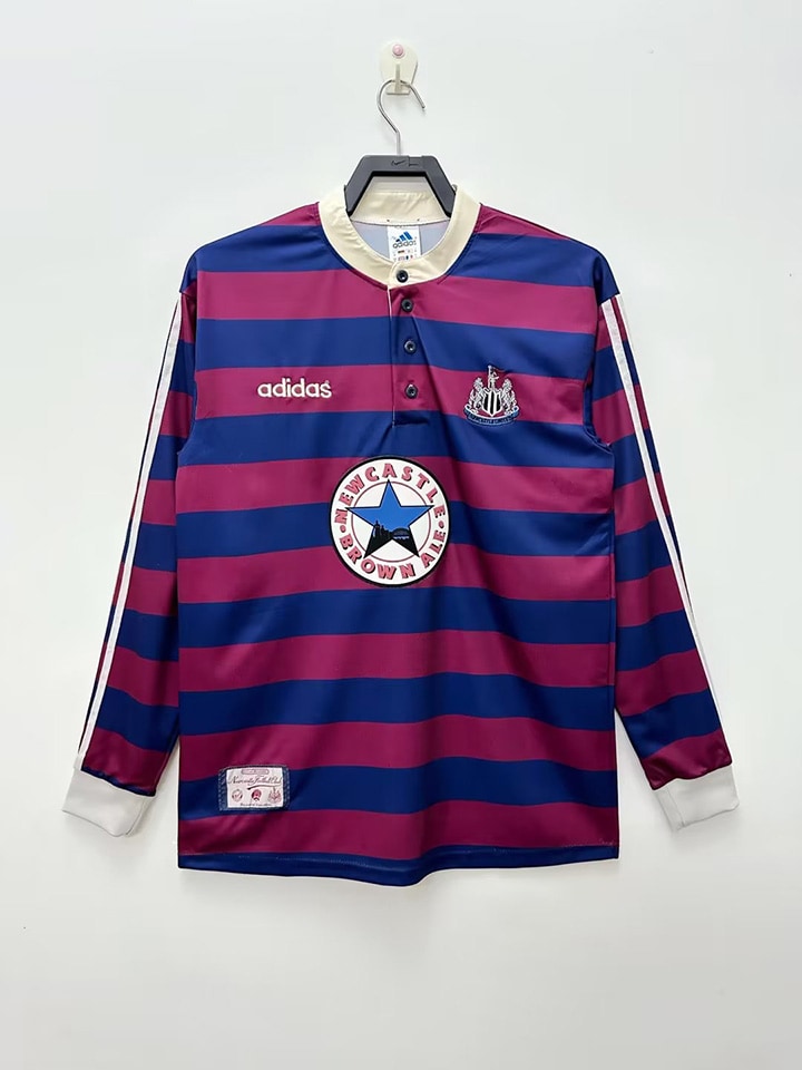 Camisa Retrô Newcastle 1995/97 Away Manga Longa – Belt Sports