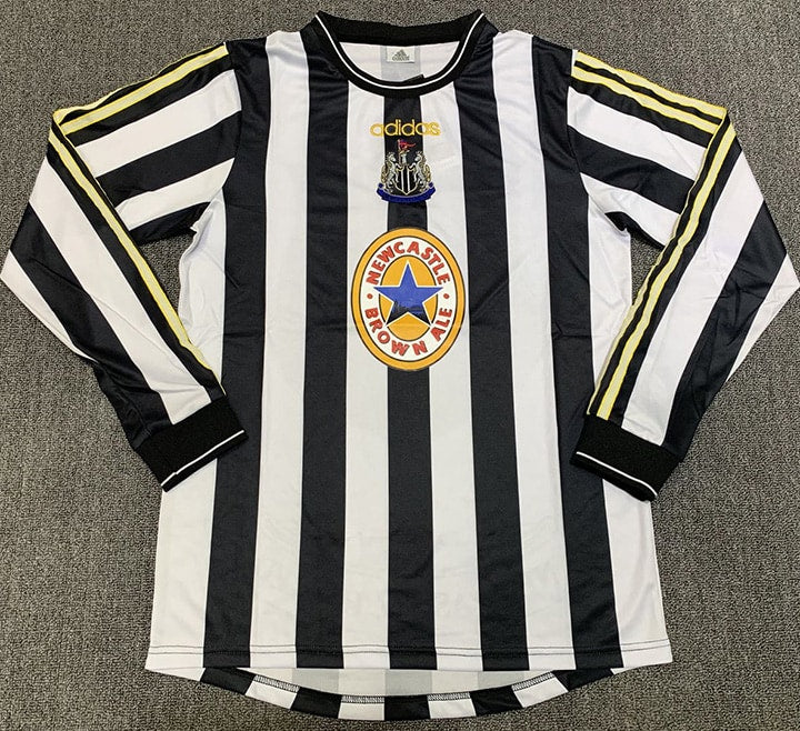Camisa Retrõ Newcastle 97/99 Manga longa