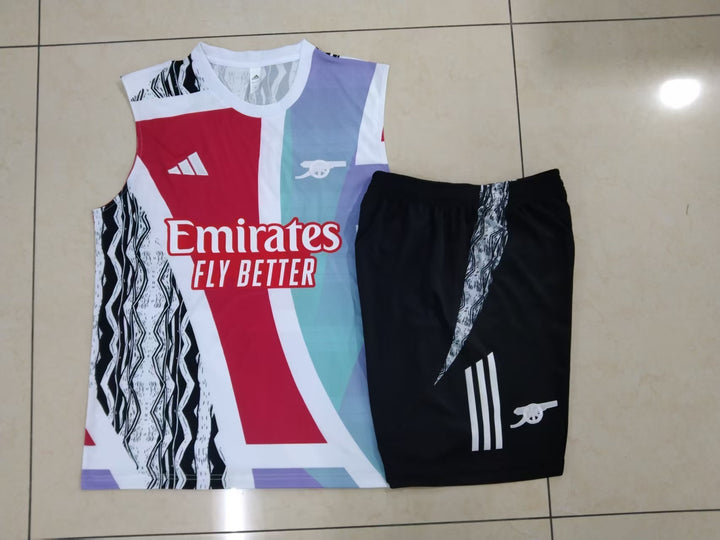 Kit Regata Arsenal 24/25 - Vermelho/Azul/Branco