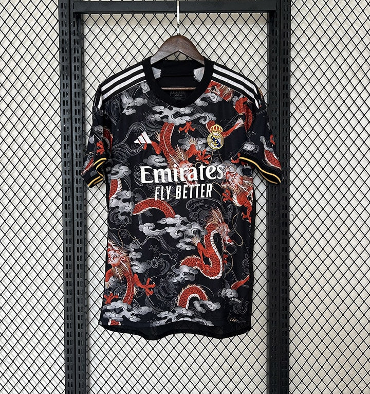 Camisa Real Madrid 2024/25 - Black Chinese Dragon