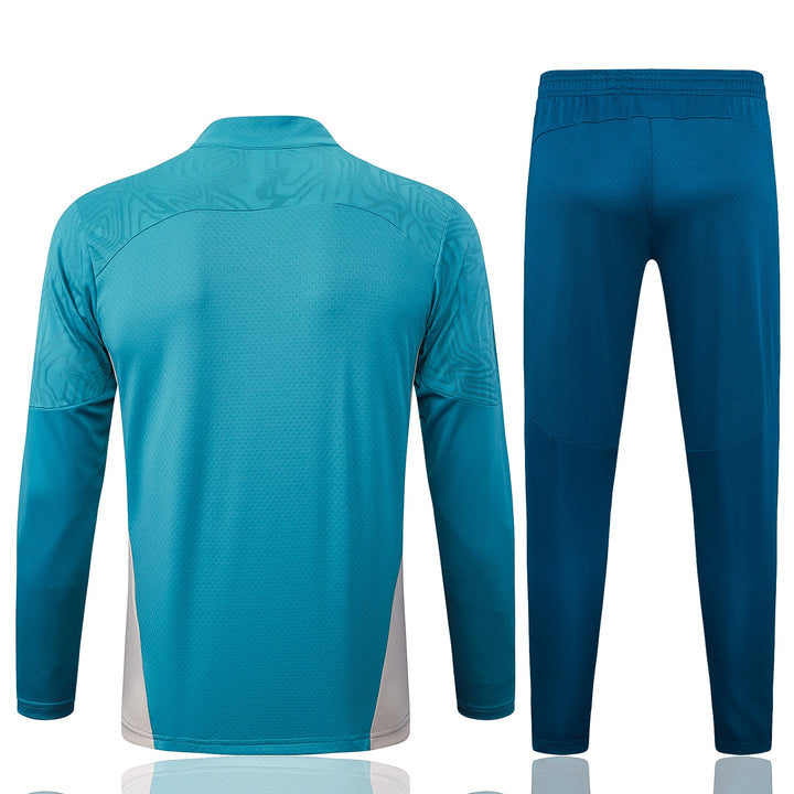Conjunto Treino Olympique de Marseille 24/25 - Azul Claro/Verde Água