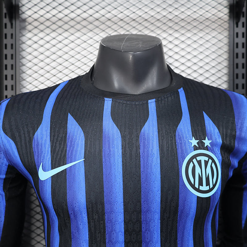 Camisa Inter de Milão 25/26 Home Versão Jogador - Manga Longa