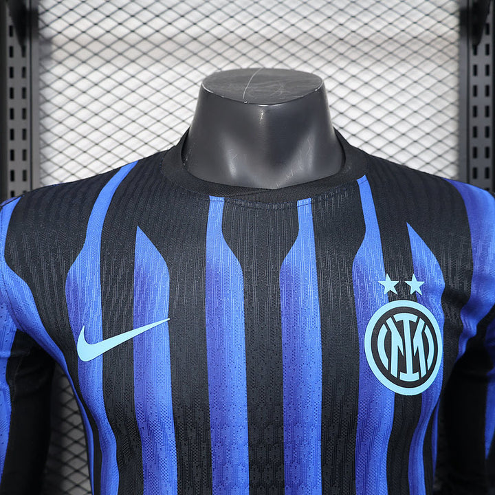 Camisa Inter de Milão 25/26 Home Versão Jogador - Manga Longa