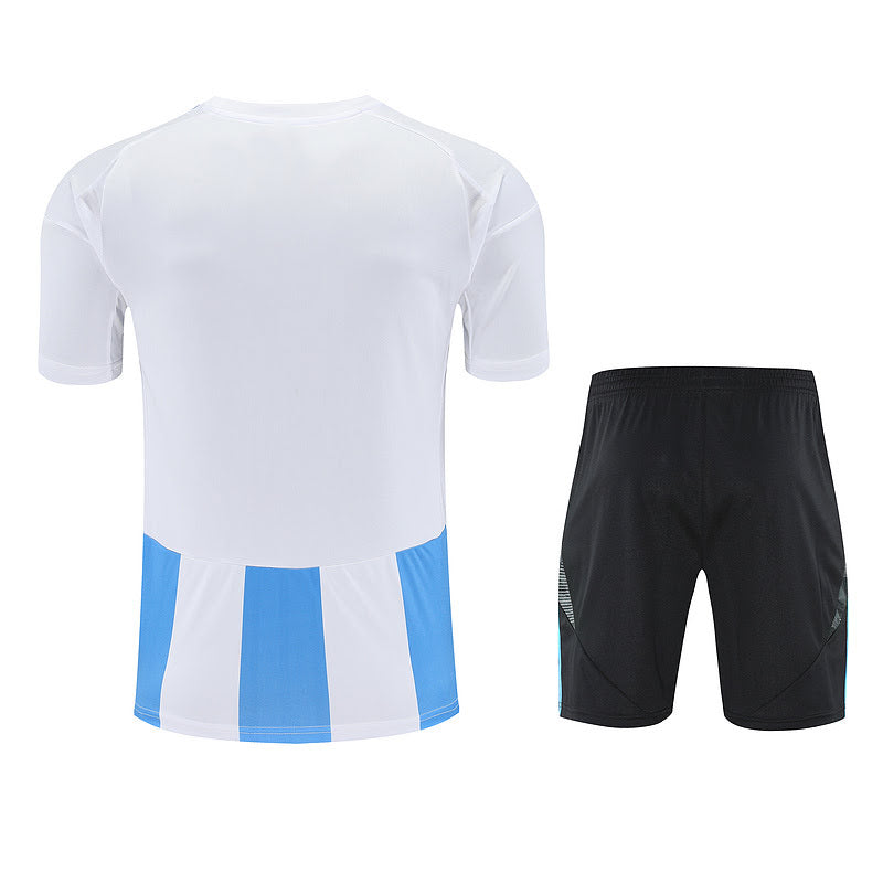 Kit Adidas - Listrado Azul/Branco