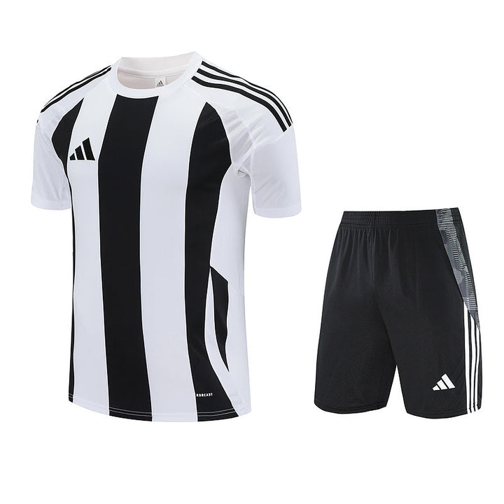 Kit Adidas - Listrado Preto/Branco