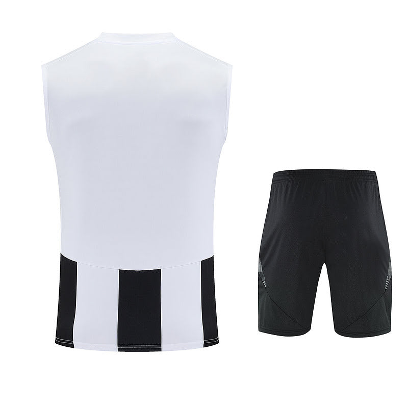 Kit Regata Adidas - Listrado Preto/Branco