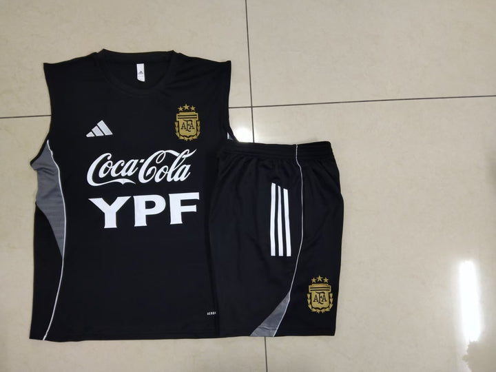 Kit Regata Argentina 25/26 - Preto/Cinza/Branco