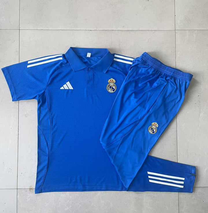 Kit Polo Real Madrid 25/26 - Azul Royal