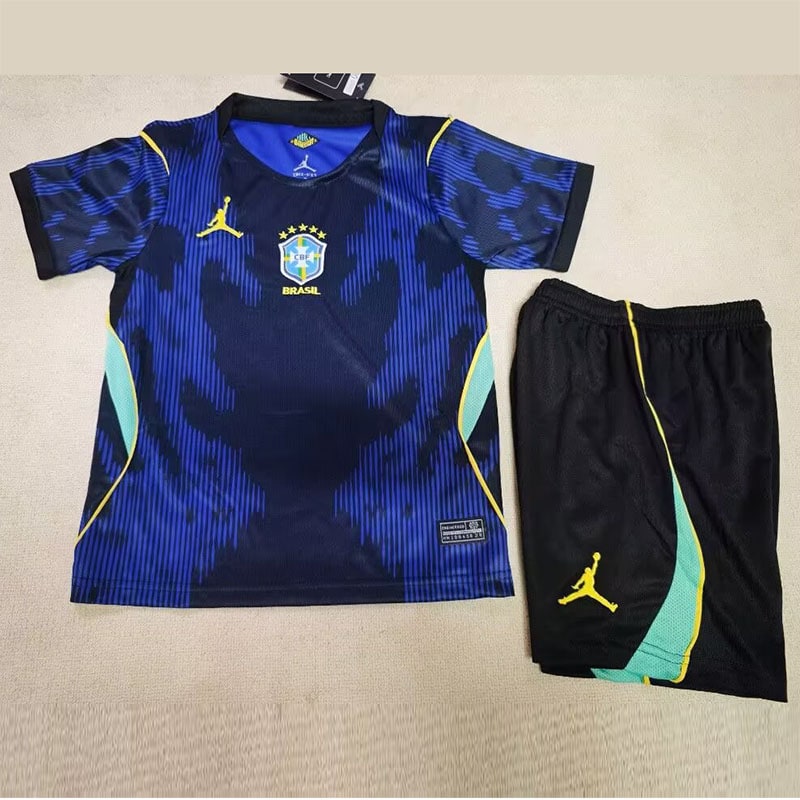 Conjunto Infantil Away Brasil 2026