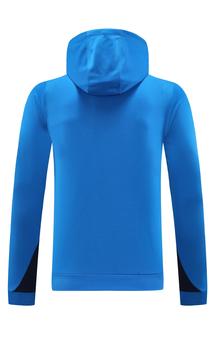 Blusão Chelsea 2024/25 Azul Claro - Capuz