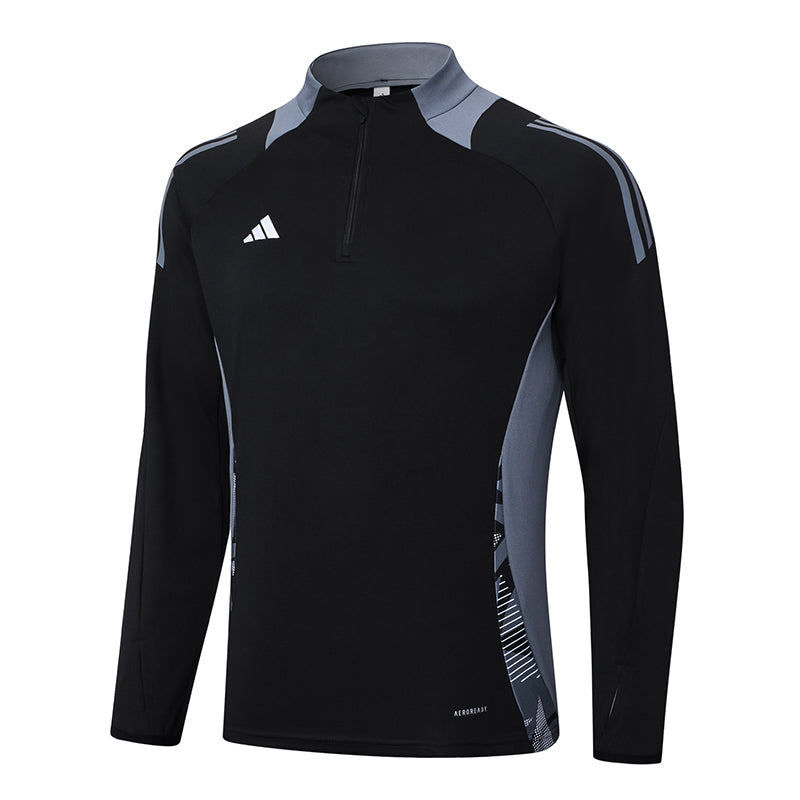 Blusão Treino Adidas - Preto/Cinza II
