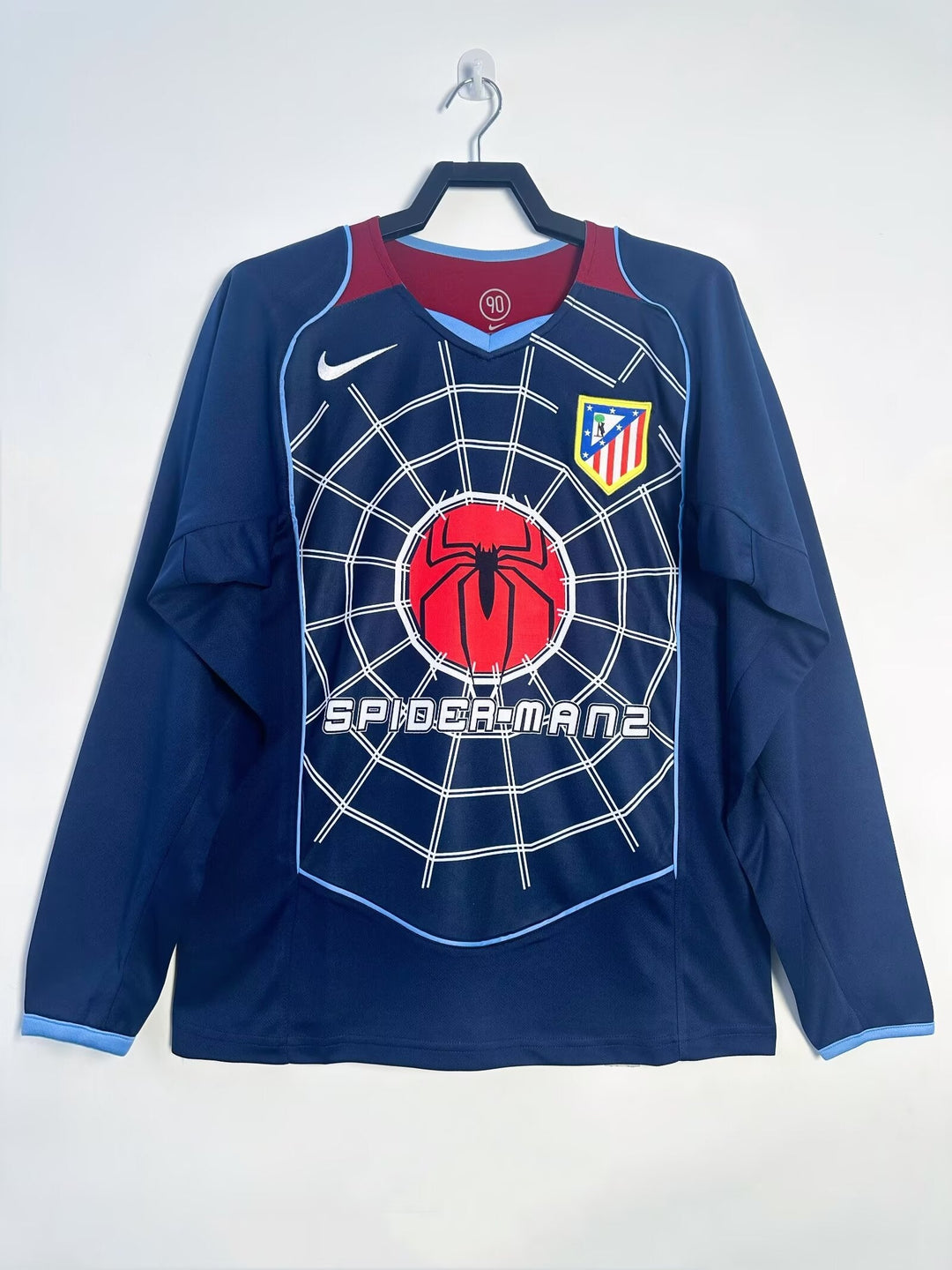 Camisa Retrô Atletico Madrid 2004/05 Away Manga Longa – Belt Sports