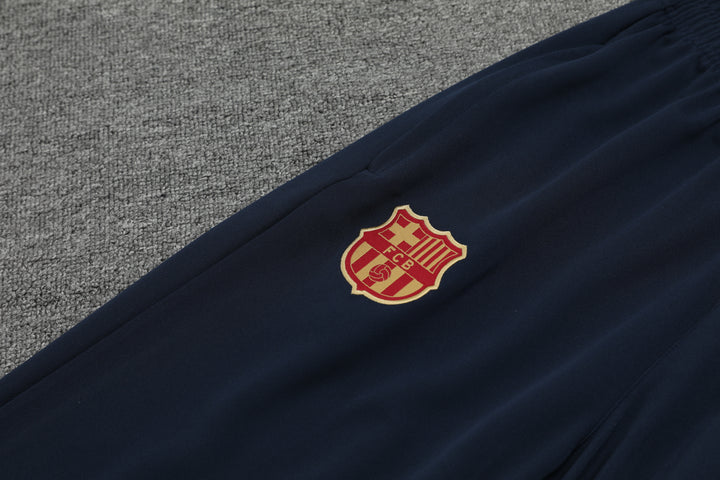 Conjunto Barcelona 2024/25 Vermelho - Capuz