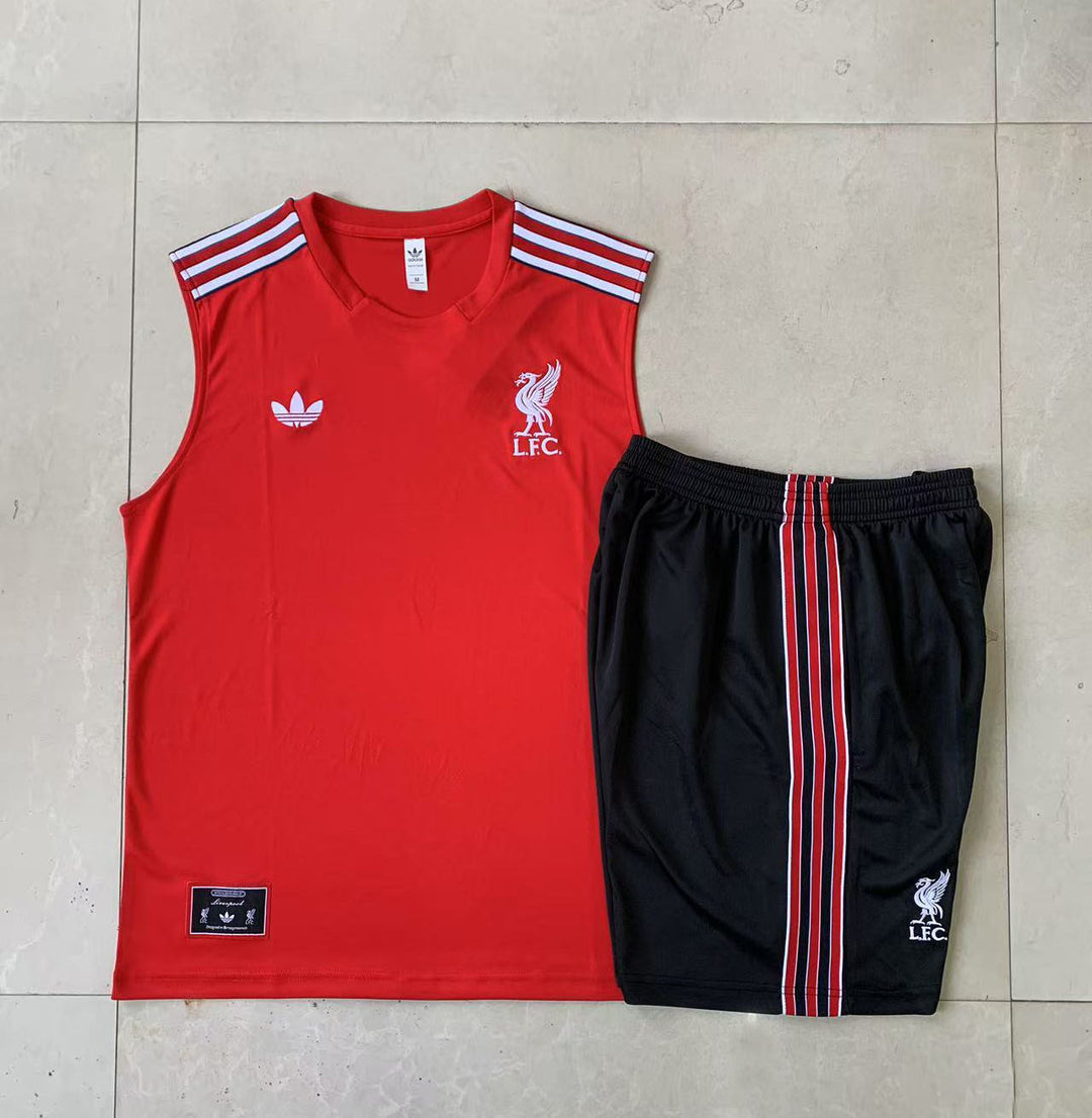 Kit Regata Liverpool 25/26 - Vermelho/Preto/Branco