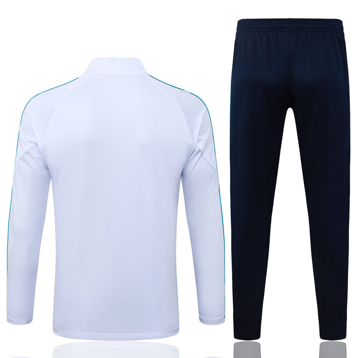 Conjunto Treino Olympique de Marseille 25/26 - Branco/Azul Marinho