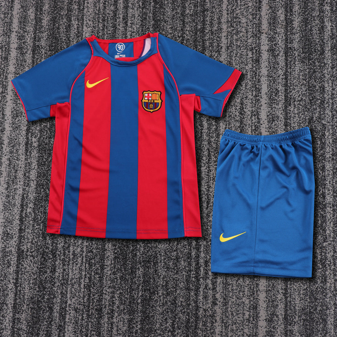 Camisa Retrô Barcelona 2004/05 Home Infantil – Belt Sports