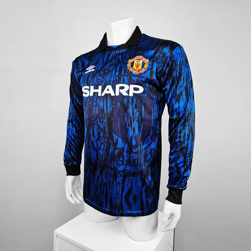 CAMISA MANCHESTER UNITED RETRÔ 1992/93 Manga longa