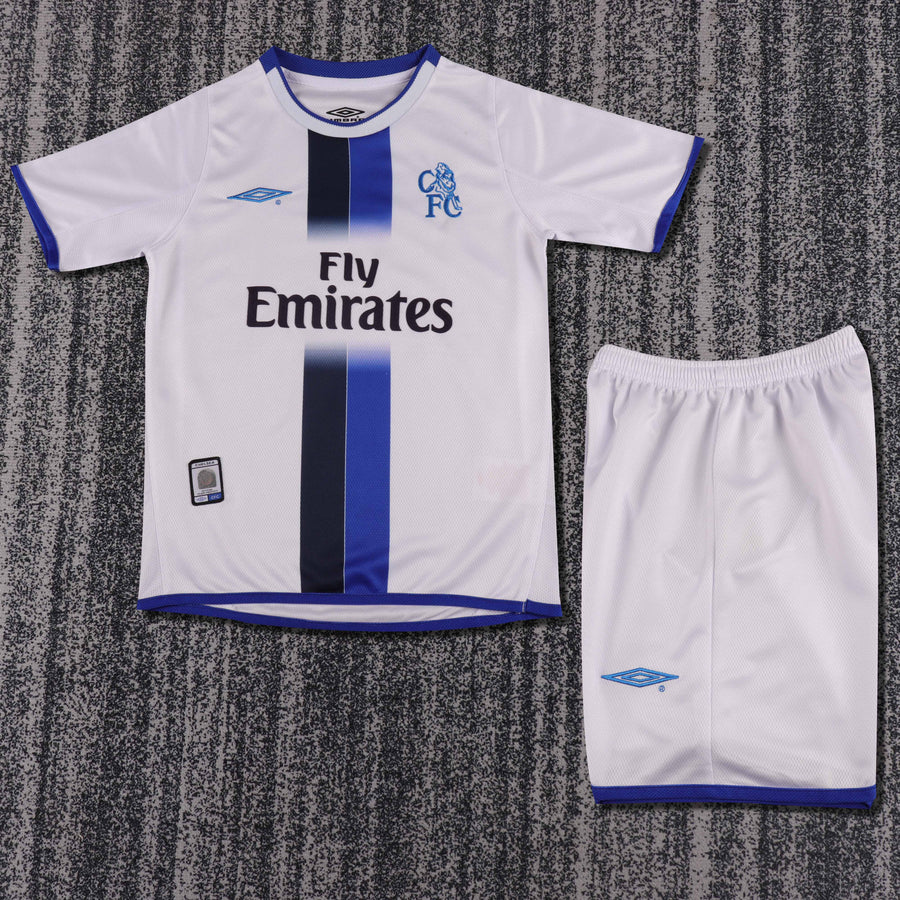 Camisa Retrô Chelsea 2003/04 Away Infantil – Belt Sports
