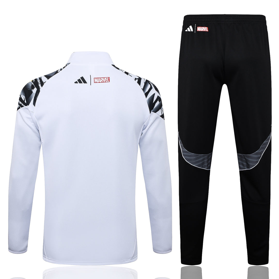 Conjunto Real Madrid 25/26 - Branco Estampado