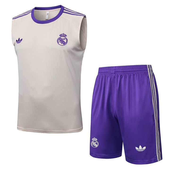 Kit Regata Real Madrid 25/26 - Off White/Roxo