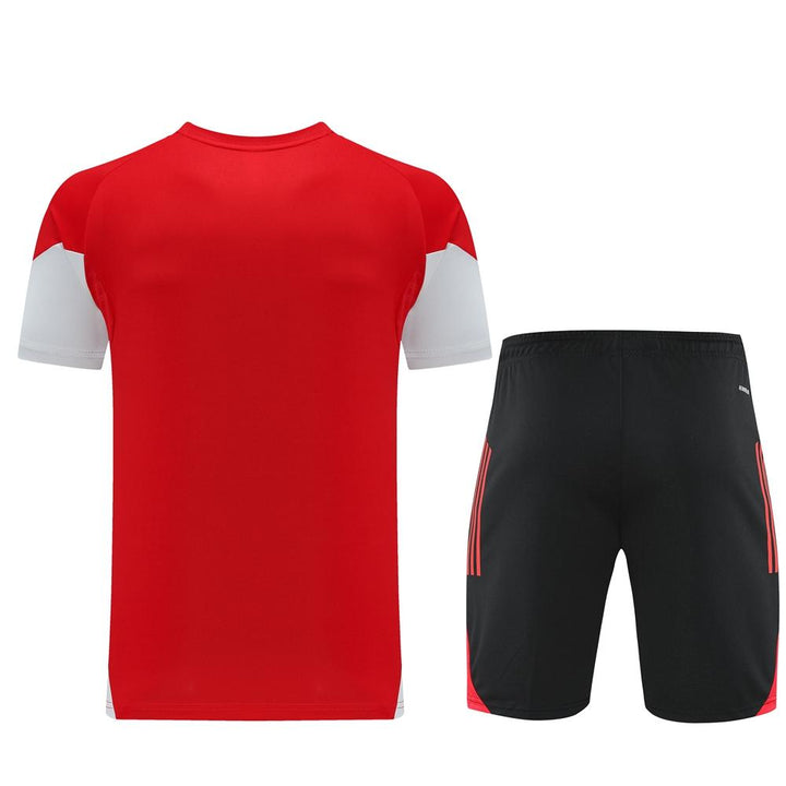 Kit Adidas - Vermelho/Cinza
