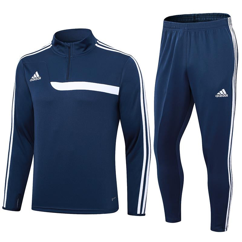 Conjunto Treino Adidas - Azul Marinho/Branco