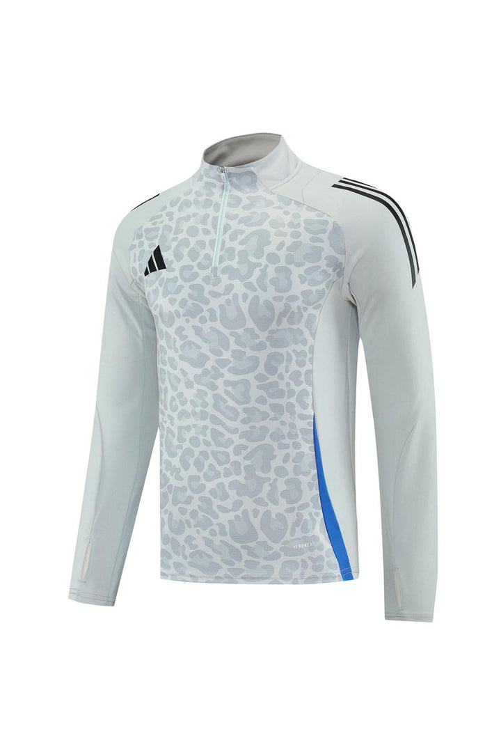 Blusão Treino Adidas - Cinza Claro