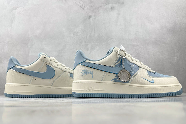 Nike Air Force 1 Louis Vuitton – Azul Claro/Branco