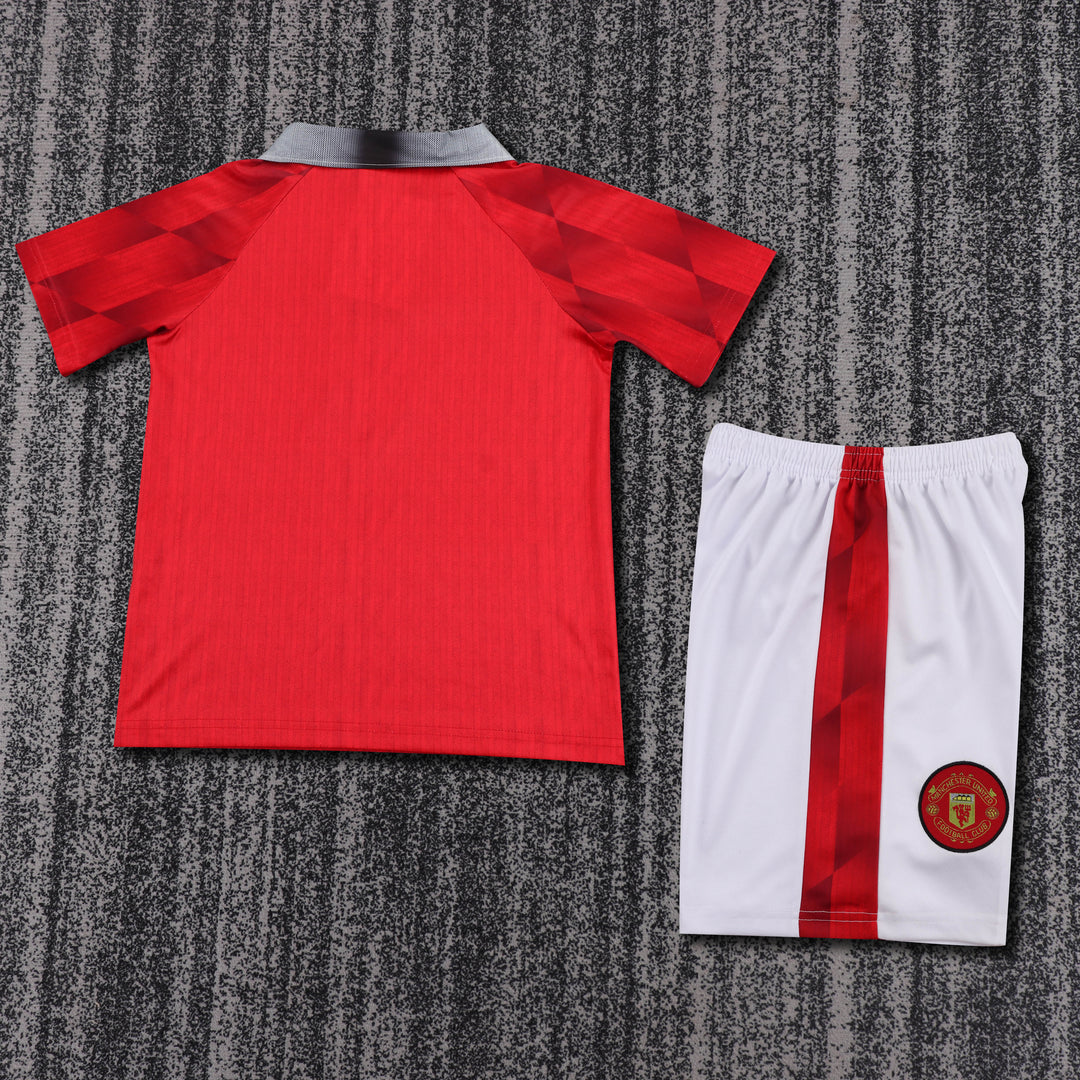 Camisa Retrô Manchester United 1996/97 Home Infantil – Belt Sports