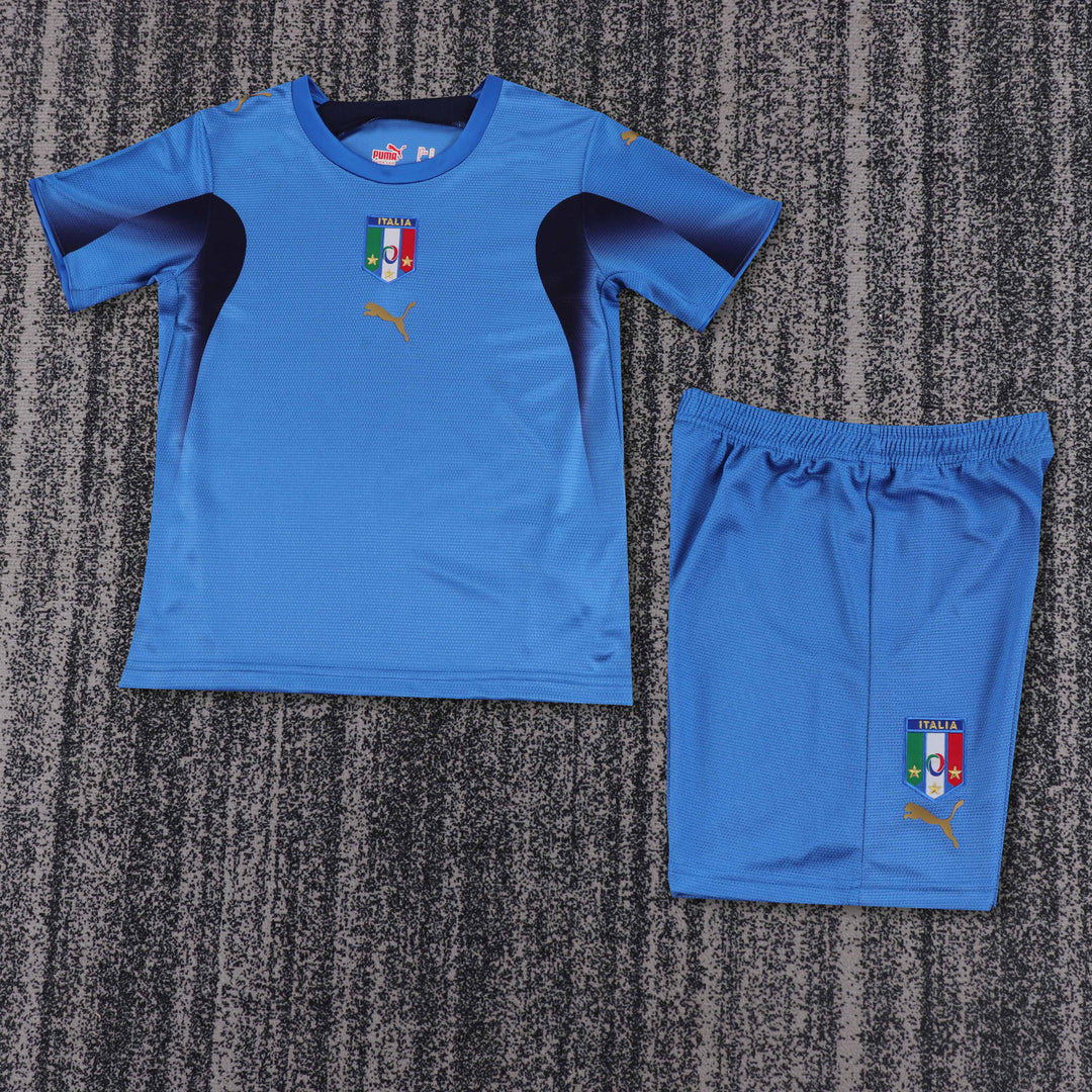 Camisa Retrô Itália 2006 Home Infantil – Belt Sports