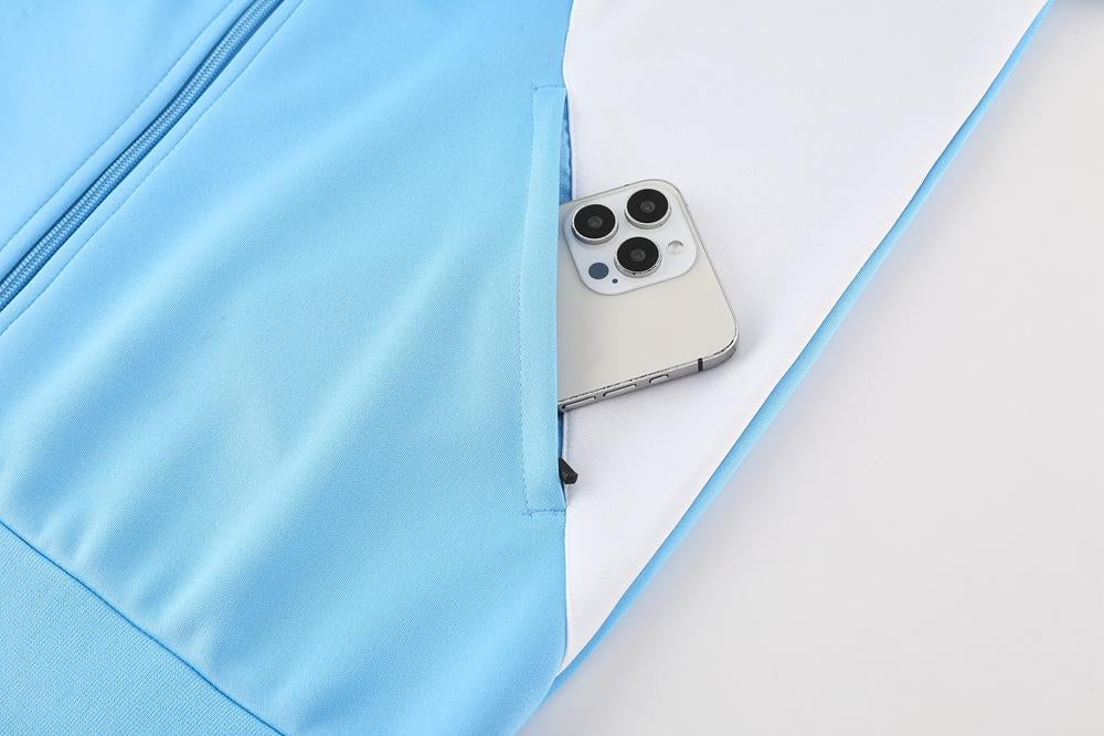 Conjunto Adidas - Azul Claro/Branco