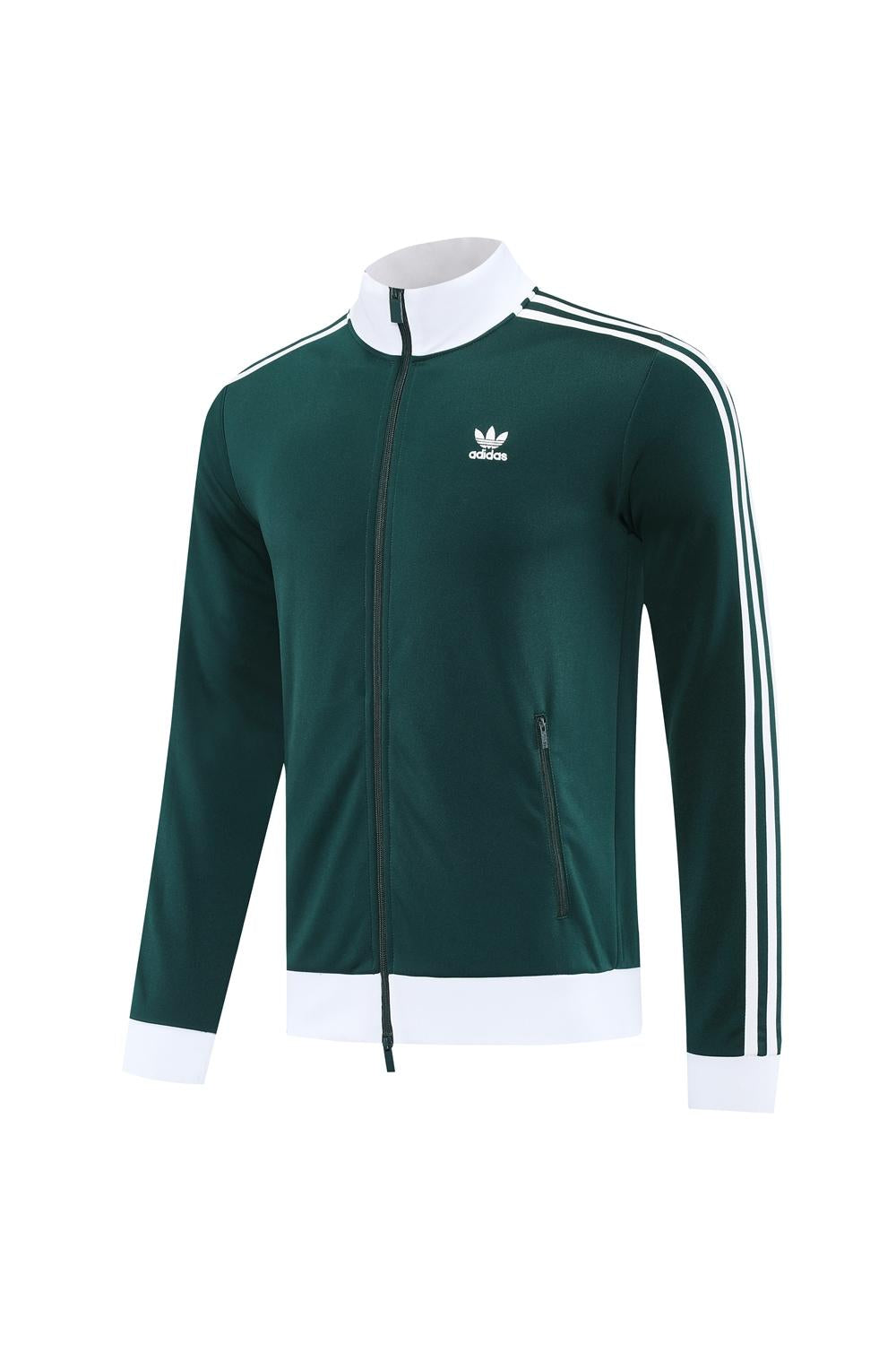Jaqueta Adidas Originals - Verde Escuro/Branco