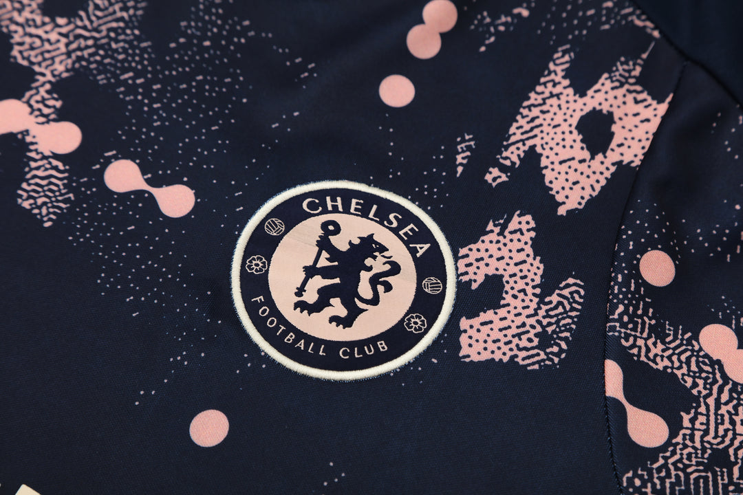 Conjunto Chelsea 2025/26 Azul Marinho - Capuz