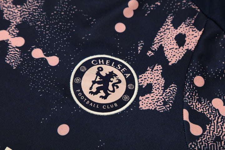 Conjunto Chelsea 2025/26 Azul Marinho - Capuz