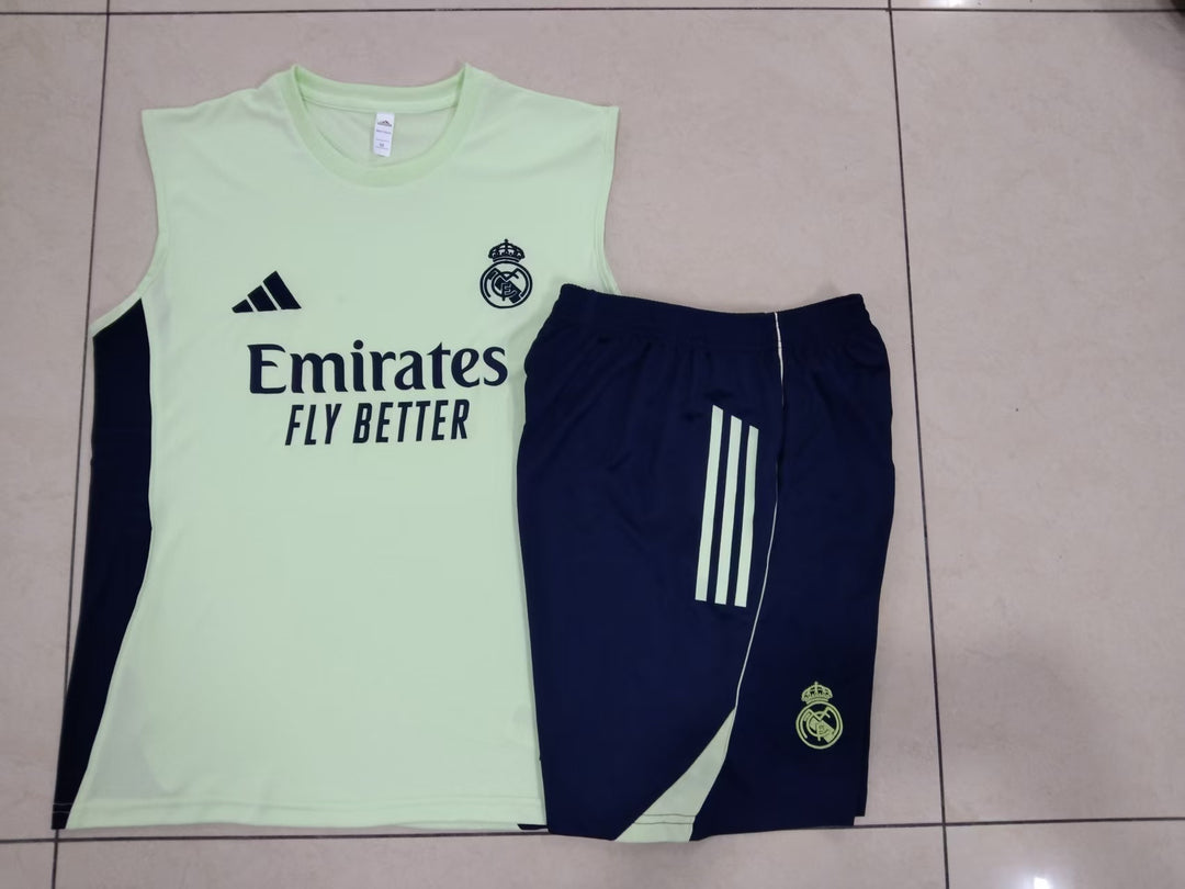 Kit Regata Real Madrid 25/26 - Menta Suave/Azul Marinho