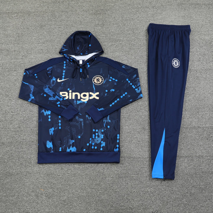Conjunto Chelsea 2024/25 Azul - Capuz