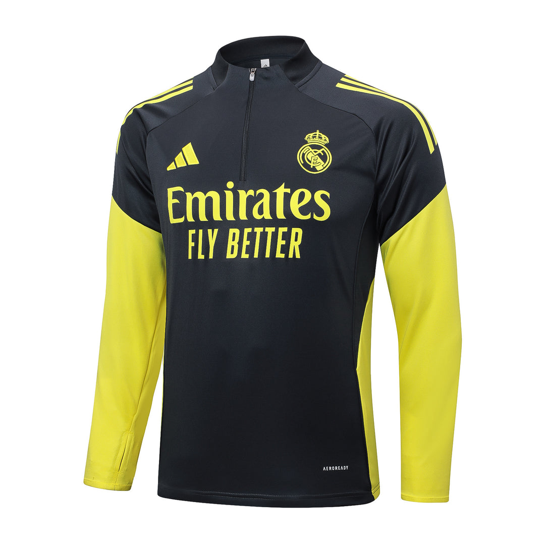 Blusão Real Madrid 2025/26 - Preto/Amarelo