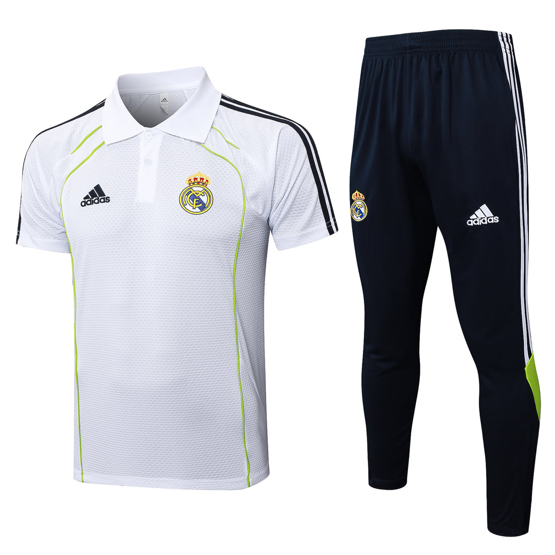 Kit Polo Real Madrid 25/26 - Branco