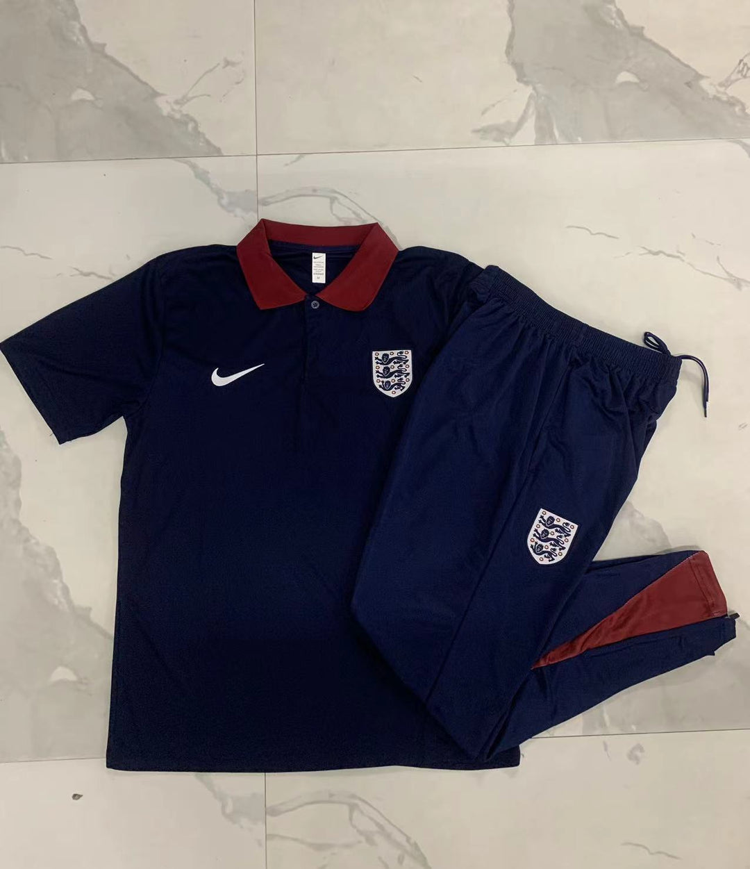 Kit Polo Inglaterra 24/25 - Azul Marinho