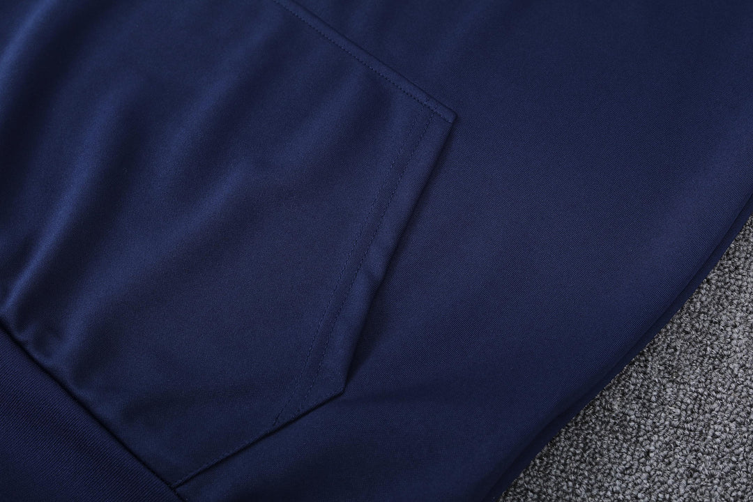 Conjunto França 2024/25 Azul Marinho - Capuz