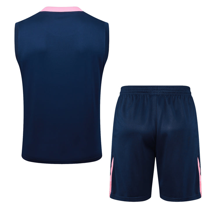 Kit Regata Barcelona 25/26 - Azul Marinho/Rosa Chiclete