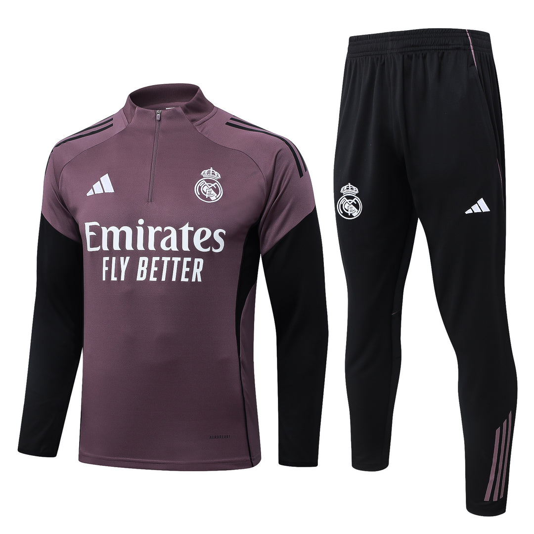 Conjunto Treino Real Madrid 25/26 - Ameixa