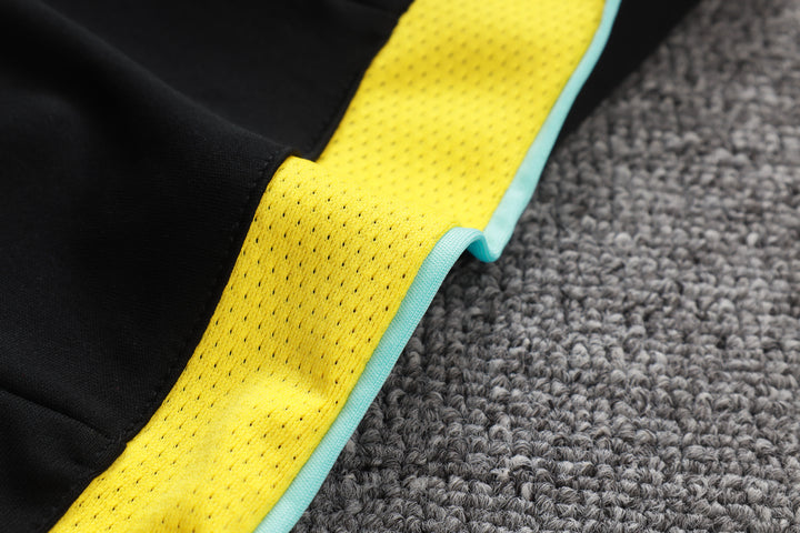 Conjunto Treino Brasil 26/27 - Preto/Amarelo/Vermelho