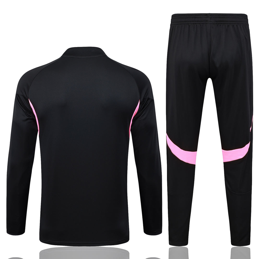 Conjunto Treino Arsenal 25/26 - Preto/Rosa Neon