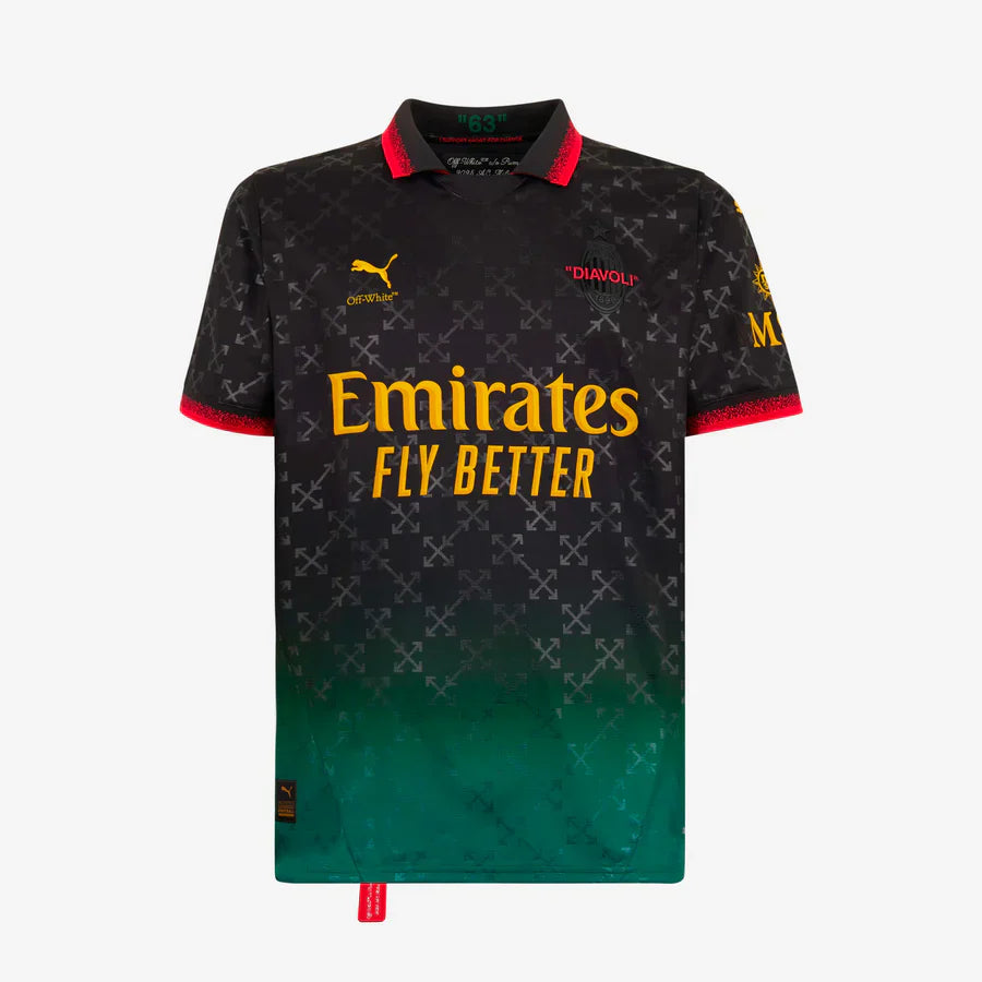 Camisa Off-White x Puma AC Milan 2026 Versão Jogador – Belt Sports