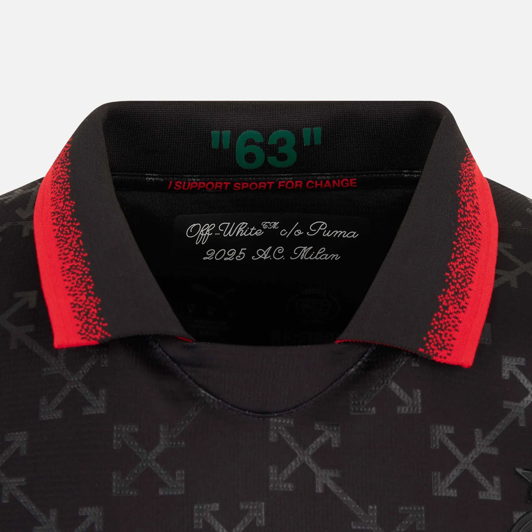 Camisa Off-White x Puma AC Milan 2026 Versão Jogador – Belt Sports