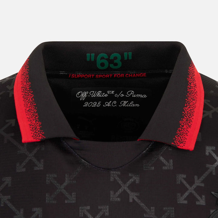 Camisa Off-White x Puma AC Milan 2026 Versão Jogador – Belt Sports