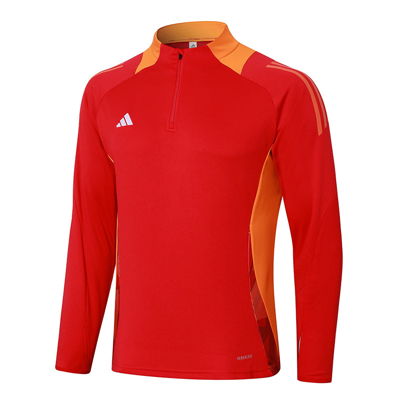Blusão Treino Adidas - Vermelho/Laranja