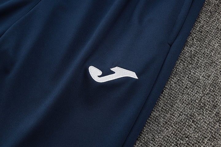 Conjunto Treino Joma - Branco/Azul marinho